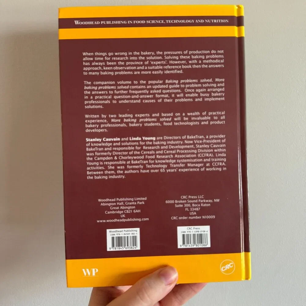 NEW Hardcover More Baking Problems Solved by Stanley P Cauvain and Linda S Young